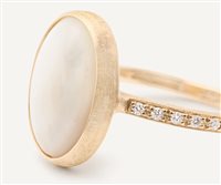Vicenza - Piazzetta Palladio 2 - Anillo Marco Bicego Mujer Siviglia in Oro amarillo Madreperla 0.08 Ct AB610-B-MPW - AB610-B-MPW